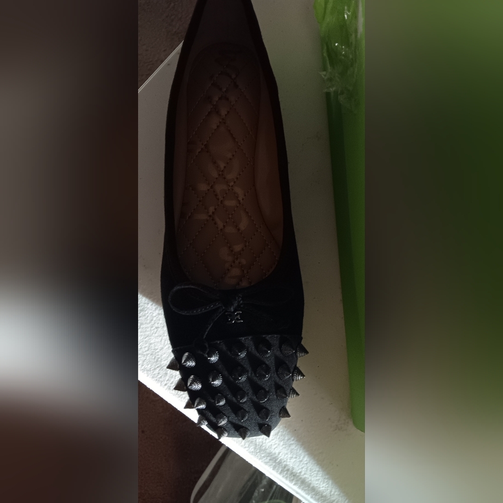 Sam Edelman Black Flats with Studded Detail NWOT - Picture 4 of 4